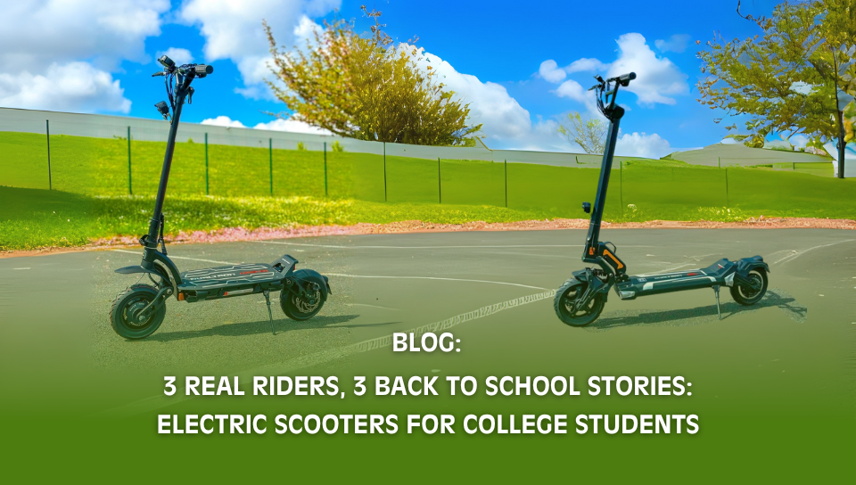3 Real Riders, 3 Back to School Stories: Electric Scooters for College Students