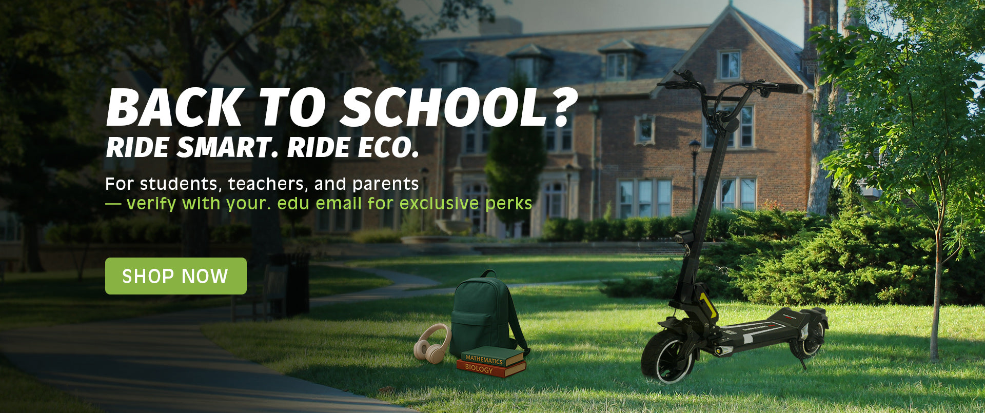 Back to School Campaign | Best Electric Scooters to Start Your Semester Right