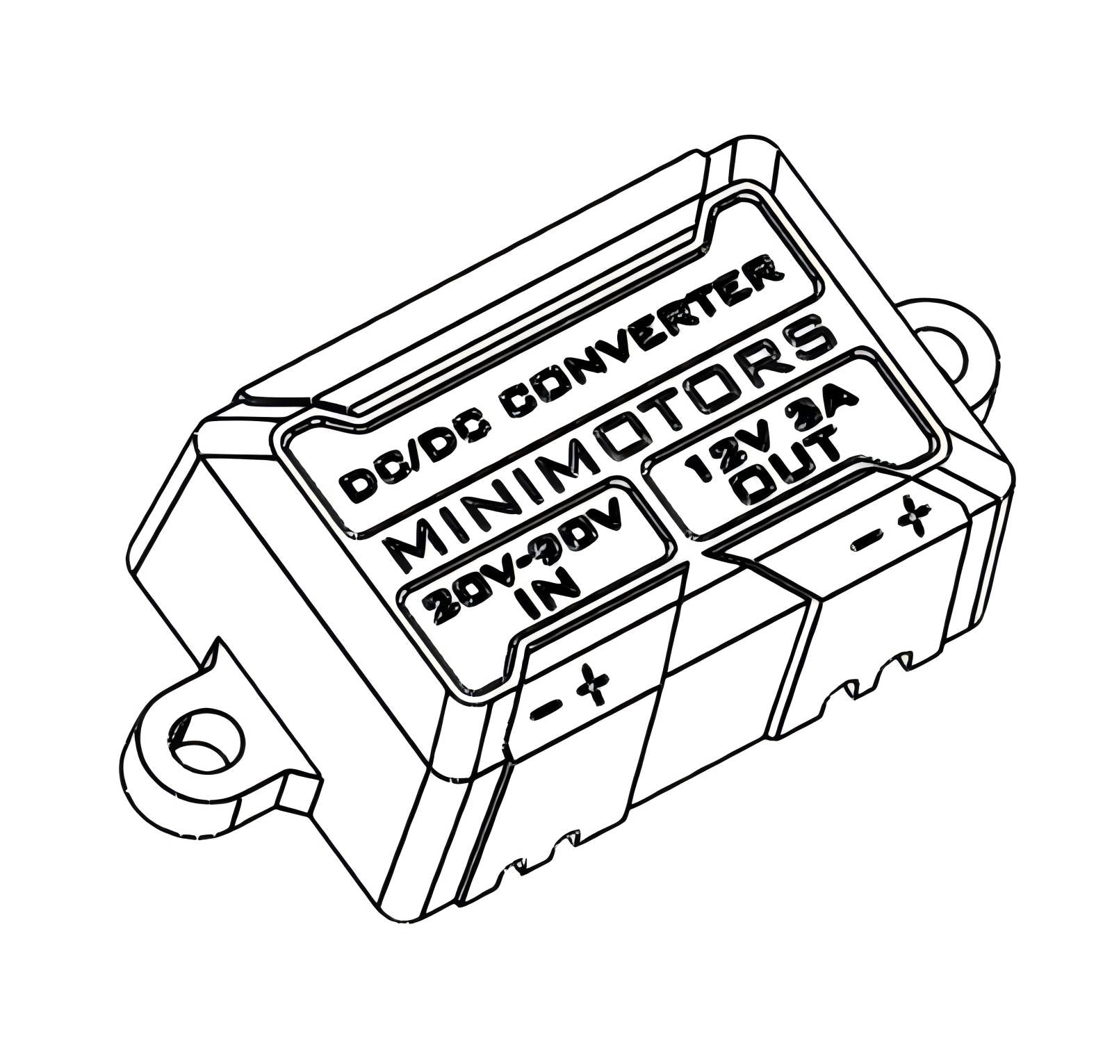 Dualtron Forever 12V5A DC Converter illustration.