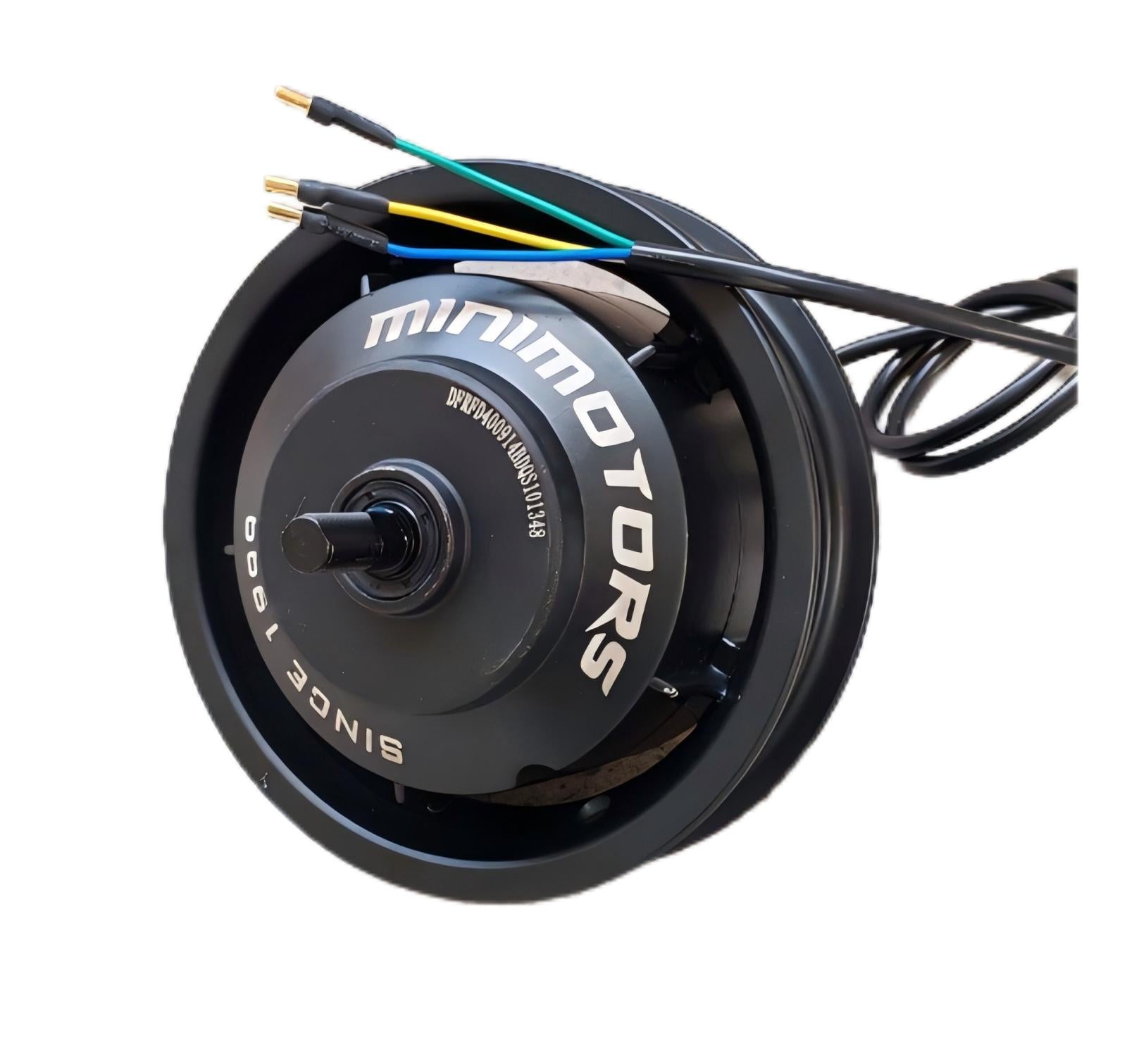 Dualtron Forever Motor with wires and branding visible.