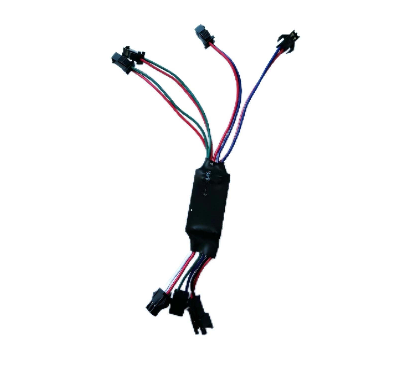 Dualtron Forever Hazard Relay with multiple wires and connectors.