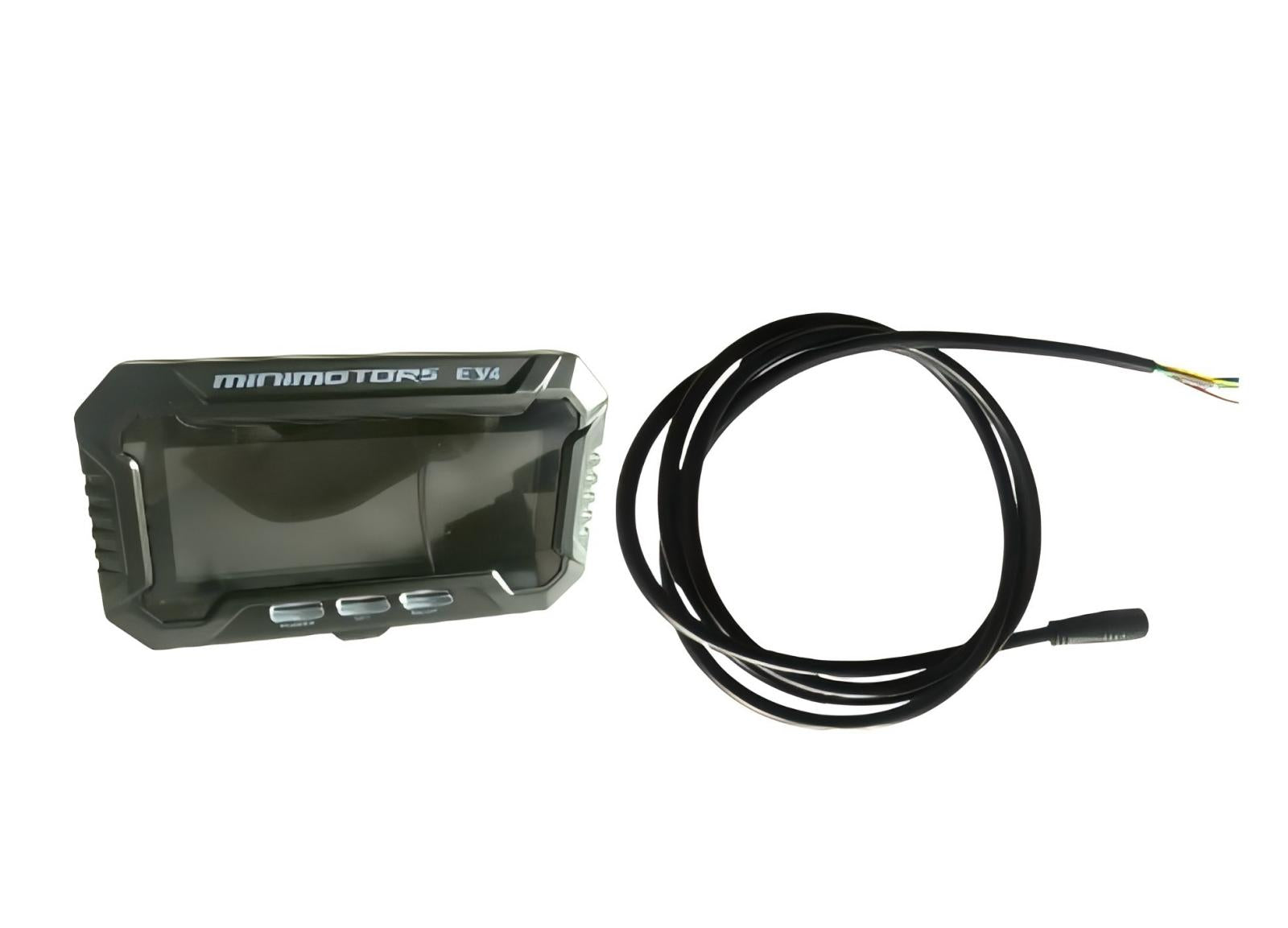 Minimotor Dualtron EY4 display with 10-pin waterproof connector.