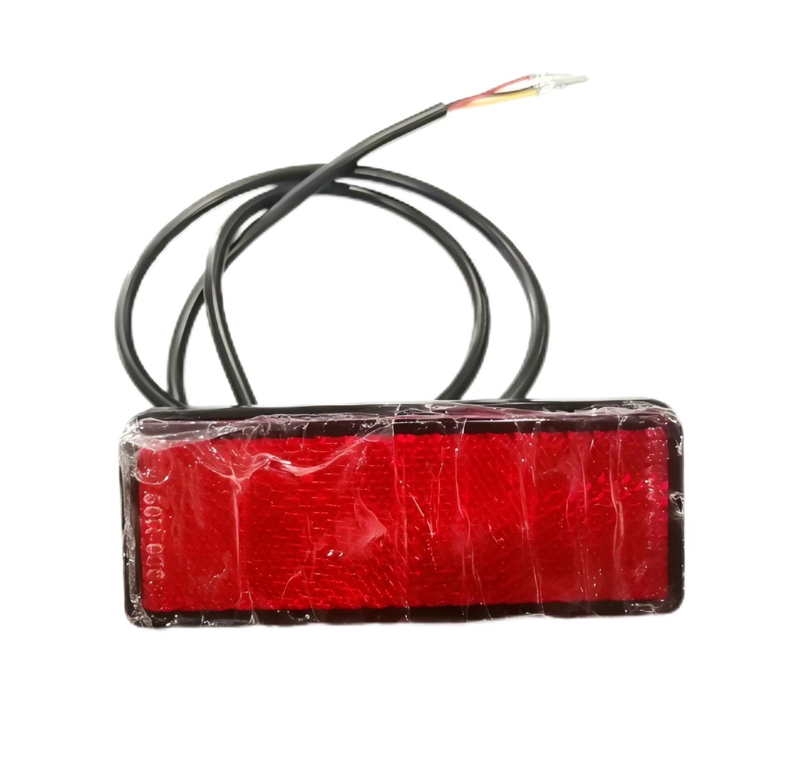 Red Dualtron Forever rear light with connecting wires.