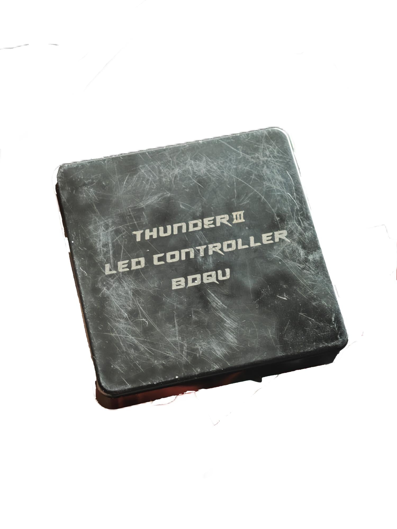 Dualtron Thunder3 LED Controller component with engraved label.