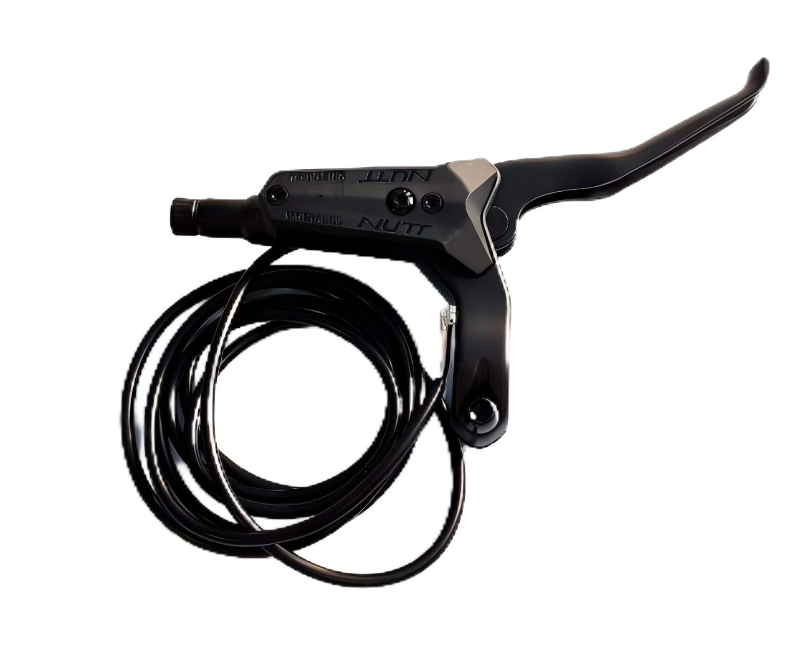 Dualtron Victor Brake Lever with cable assembly, black finish.