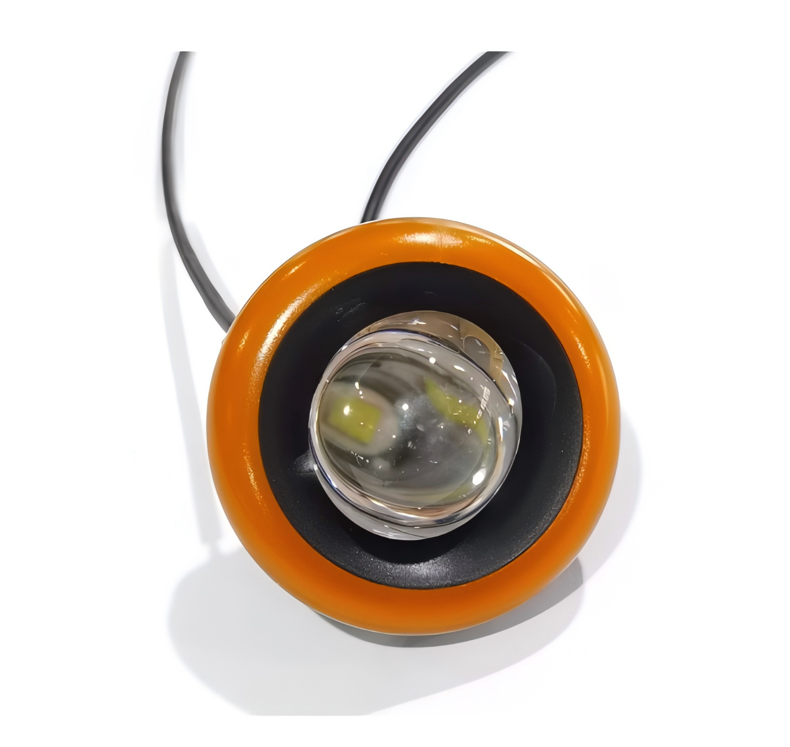 Dualtron X Limited front light with turn signal, right side.