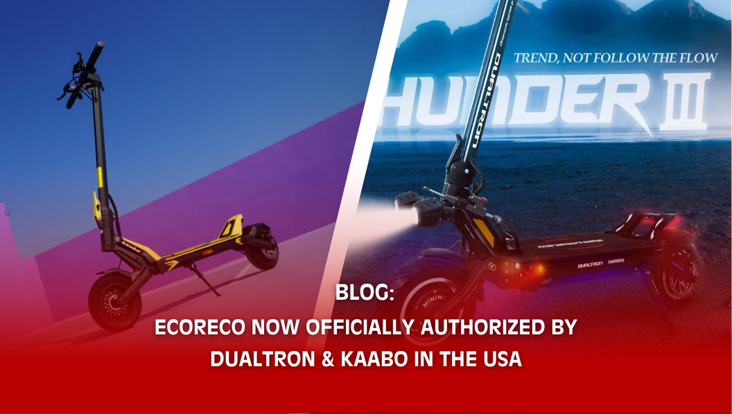 Ecoreco Officially Authorized to Dualtron & Kaabo: Your Go-To Destination for Premium E-Scooters