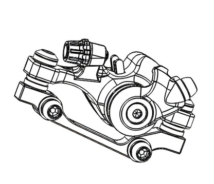 Dualtron Forever Brake Caliper illustration