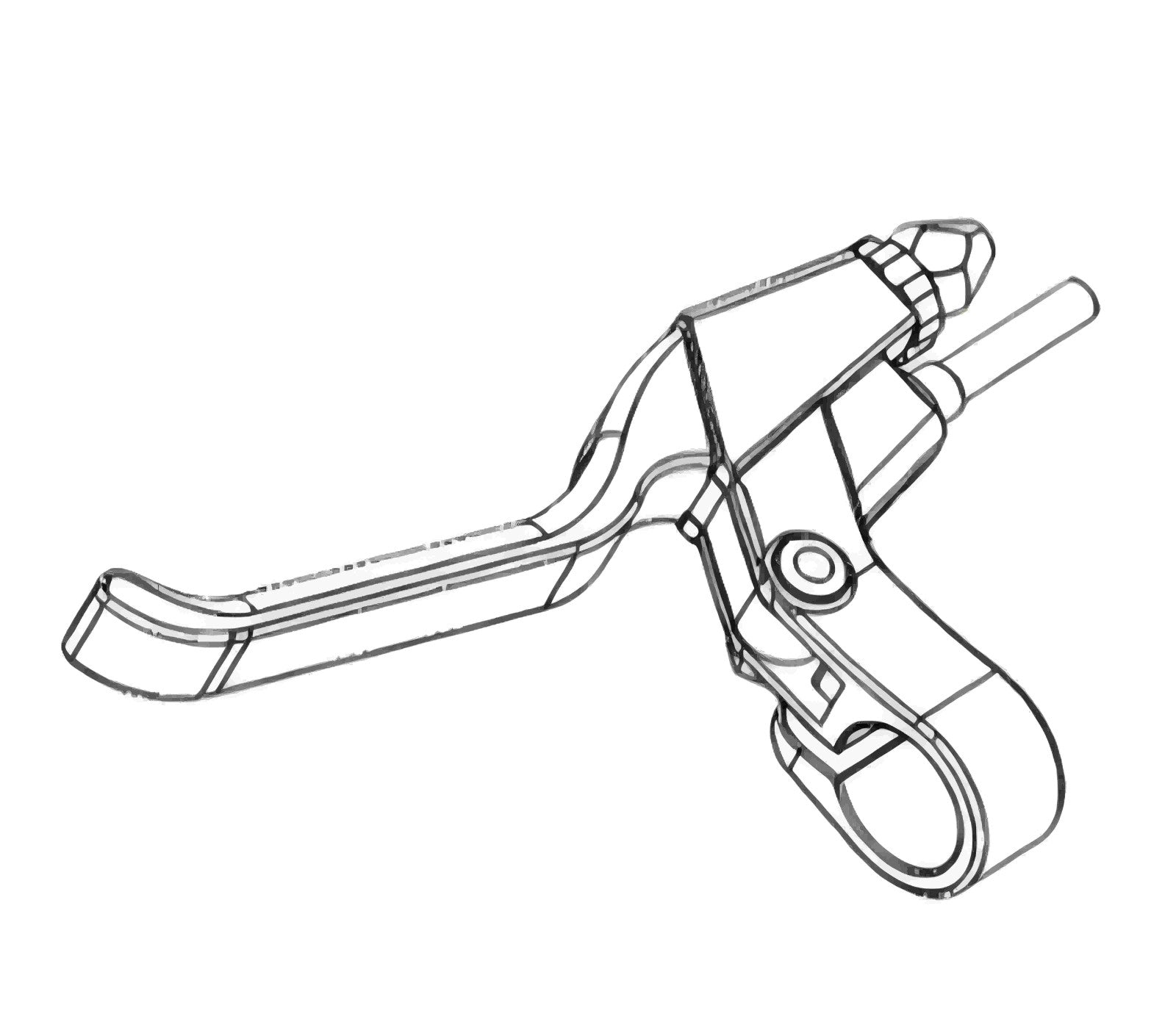 Dualtron Forever Brake Lever illustration.