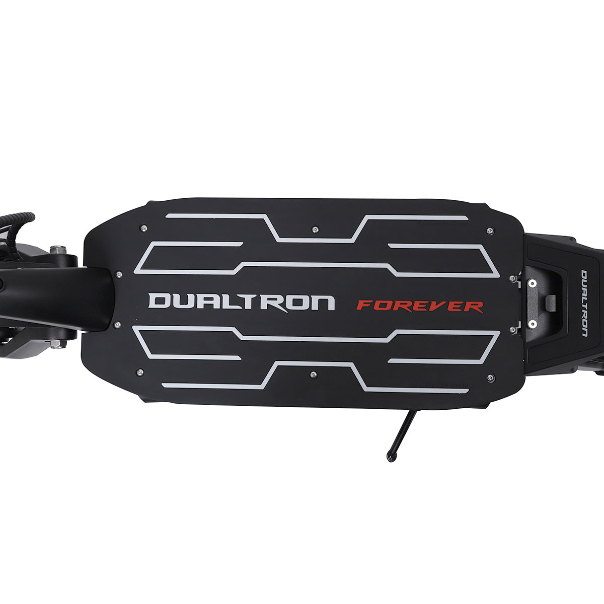 Dualtron Forever electric scooter deck with dual motor system for smooth rides.