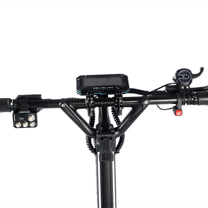 Dualtron Thunder 3 electric scooter handlebars with advanced display and controls.
