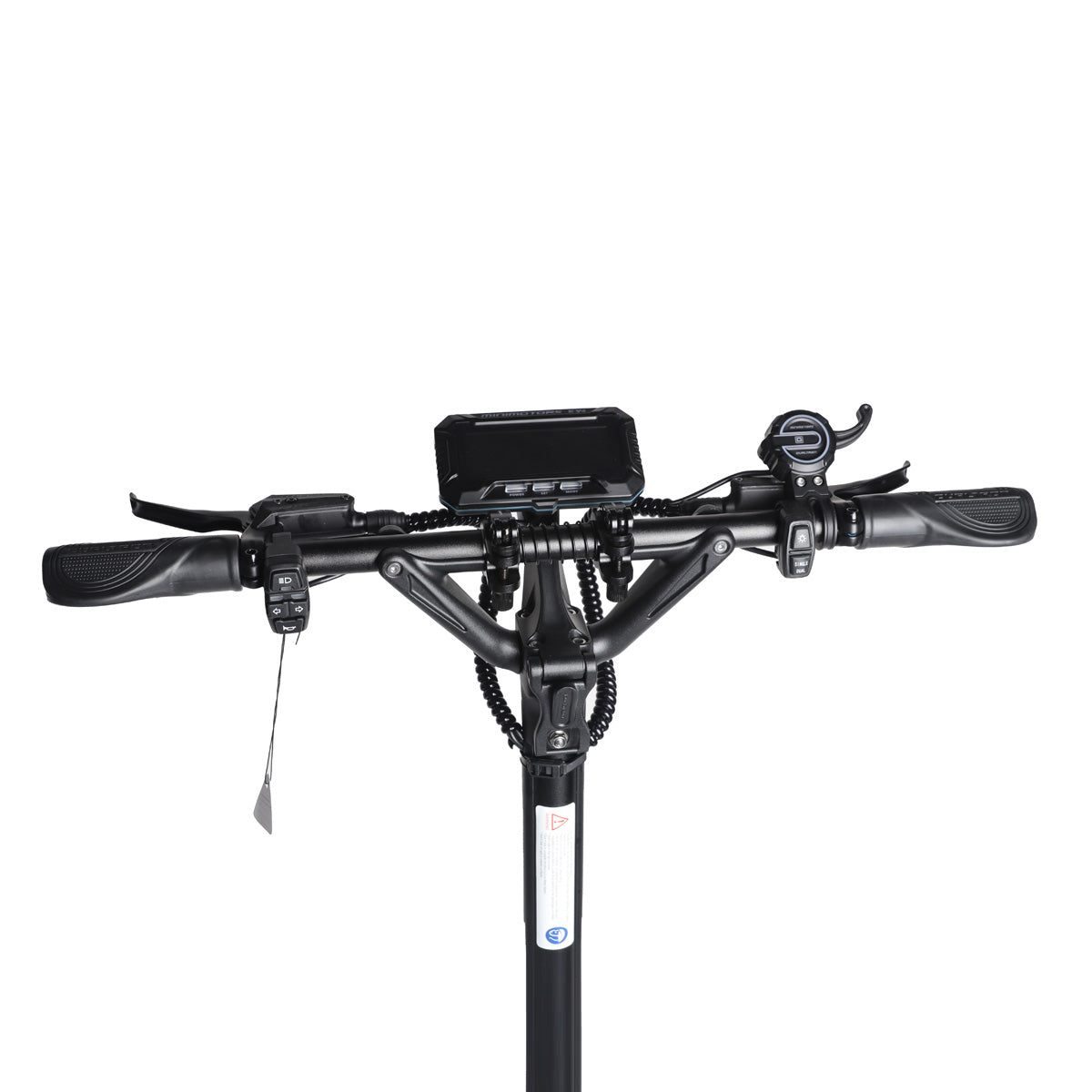 Dualtron Victor Luxury+ electric scooter handlebars and display.